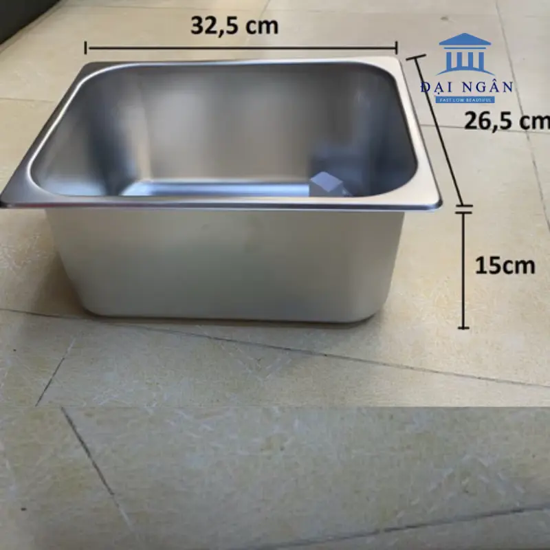 Khay GN 1/2 inox 304
