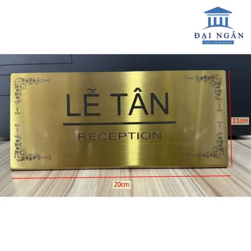 bảng đặt bàn inox