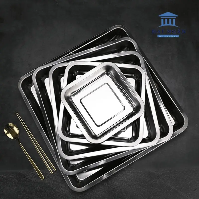Khay bánh Inox 304 (thanh lý từ nhà hàng, khách sạn)