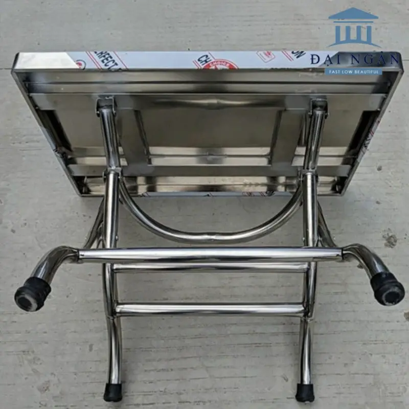 Mua bàn inox chữ nhật 1m2 uy tín chất lượng tại Nội Thất Đại Ngân 