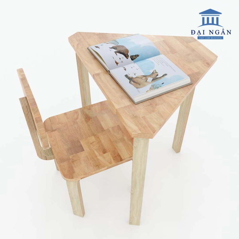 bàn tam giác cho trẻ mầm non