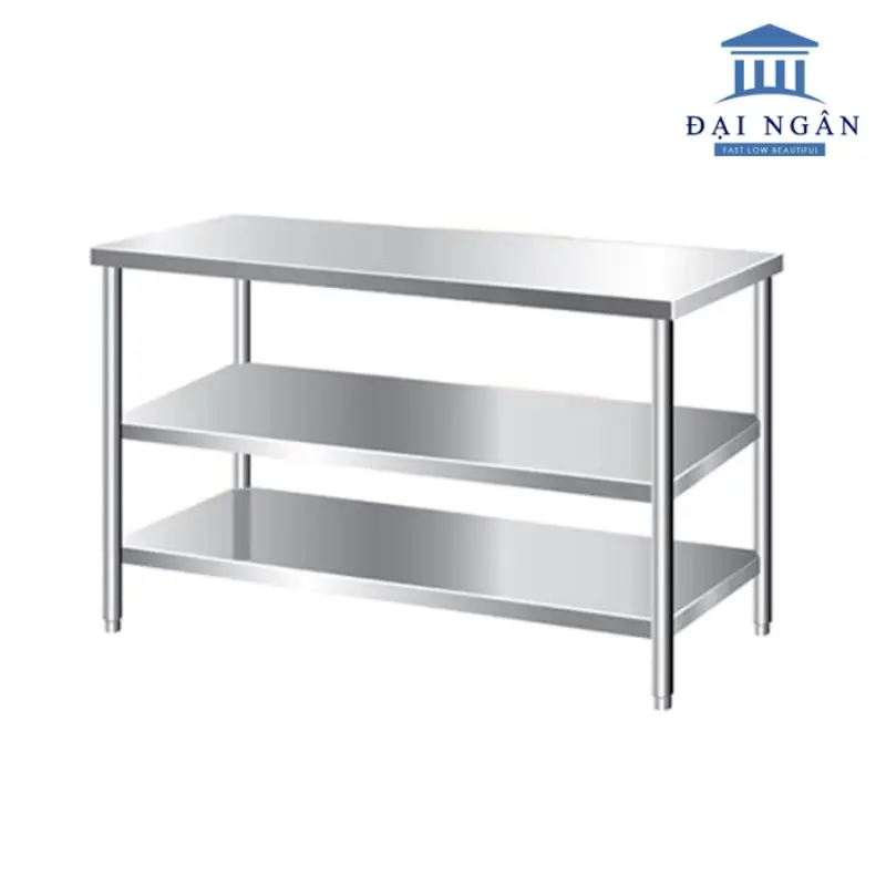 Những lợi ích vượt trội và ứng dụng đa dạng của bàn inox 3 tầng 