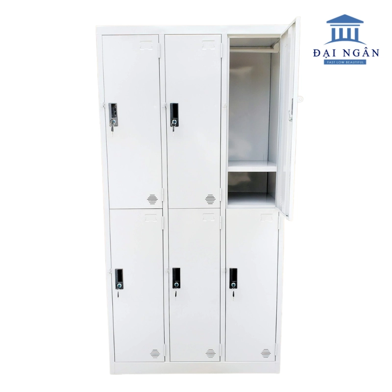 Tủ locker 6 ngăn 3 khoang