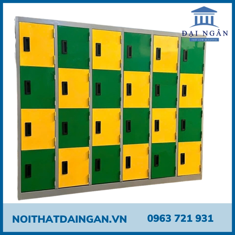 tủ locker 24 ngăn đa màu tủ locker 24 ngăn đa màu