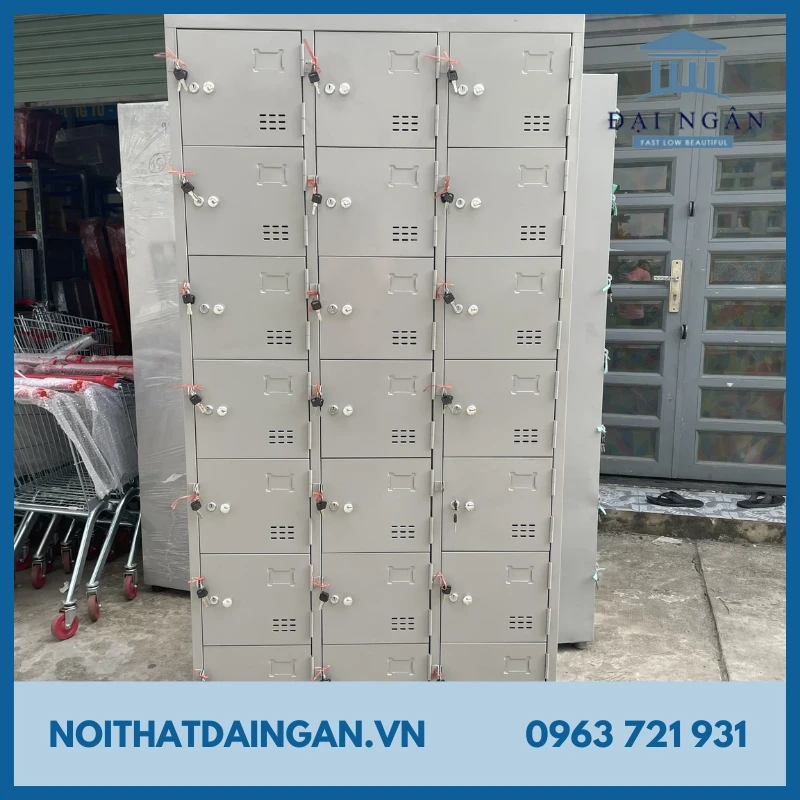 tủ sắt locker 21 ngăn