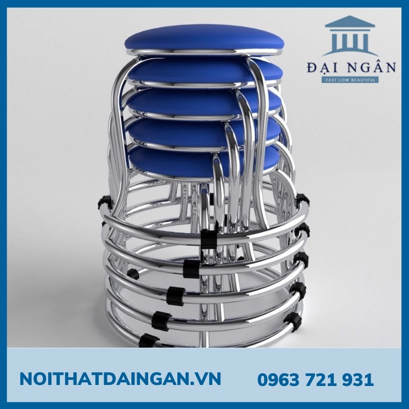 Ghế đôn nệm thấp