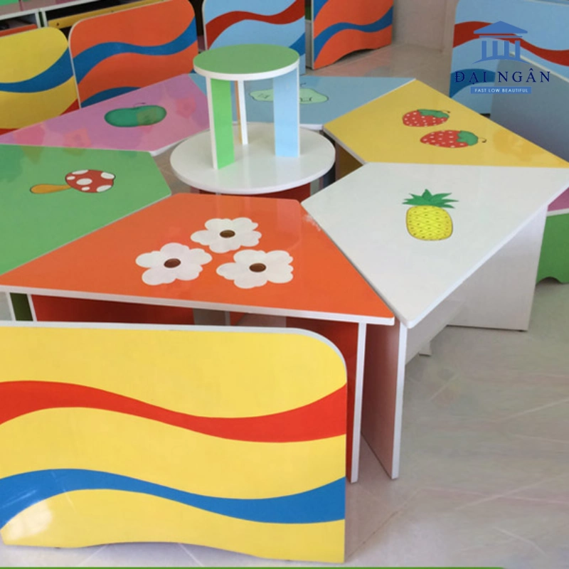 Bàn ghế góc đọc sách mầm non