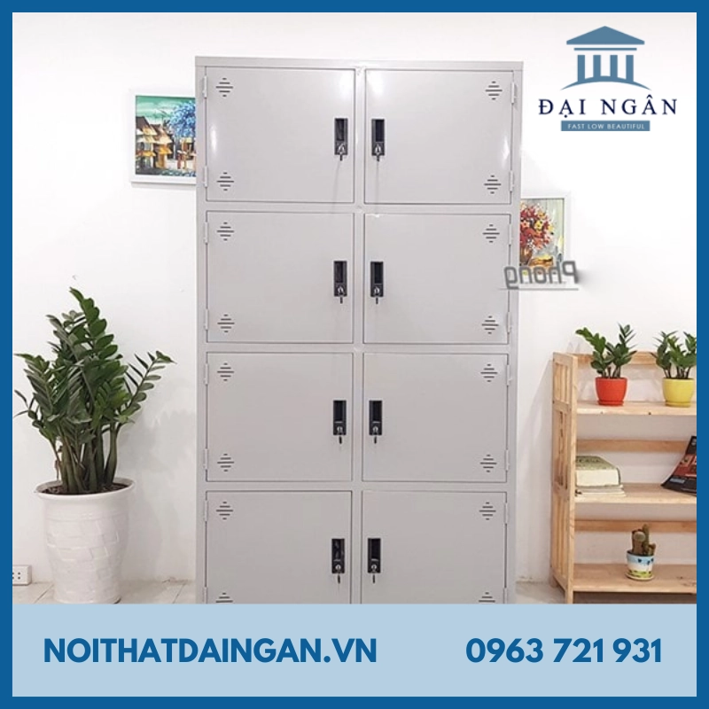 tủ locker Yên Bái 8 ngăn phổ biến nhất