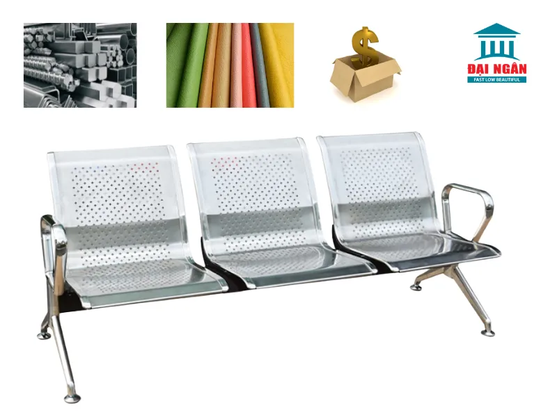 ghế băng chờ inox