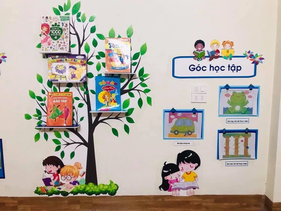 ý tưởng trang trí lớp học góc học tập đẹp nhất