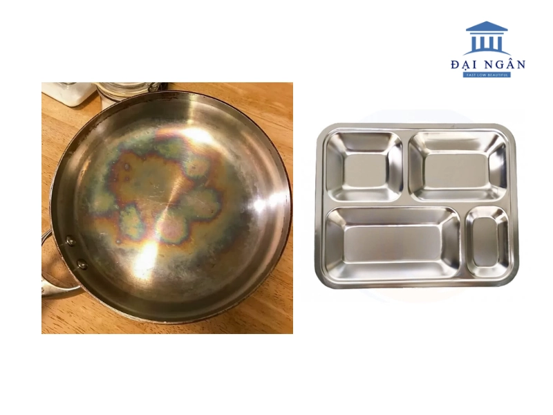 khay cơm inox có nắp đậy