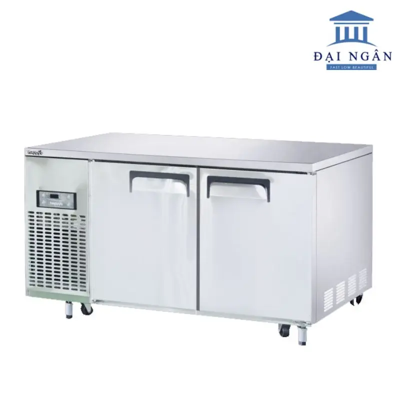 Bàn mát inox công nghiệp: bàn mát 2 - 3 cánh cửa kính