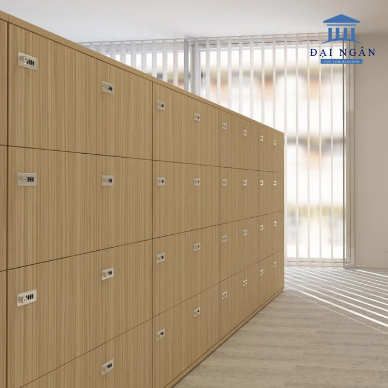 tủ locker gỗ công nghiệp