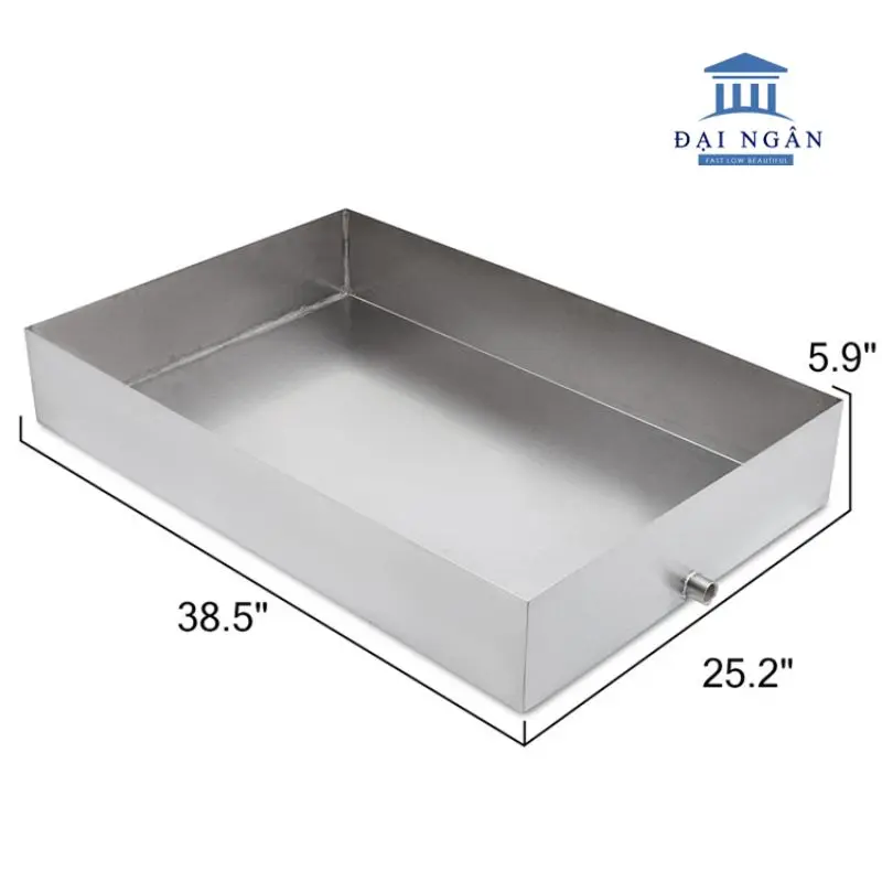 khay chống tràn inox