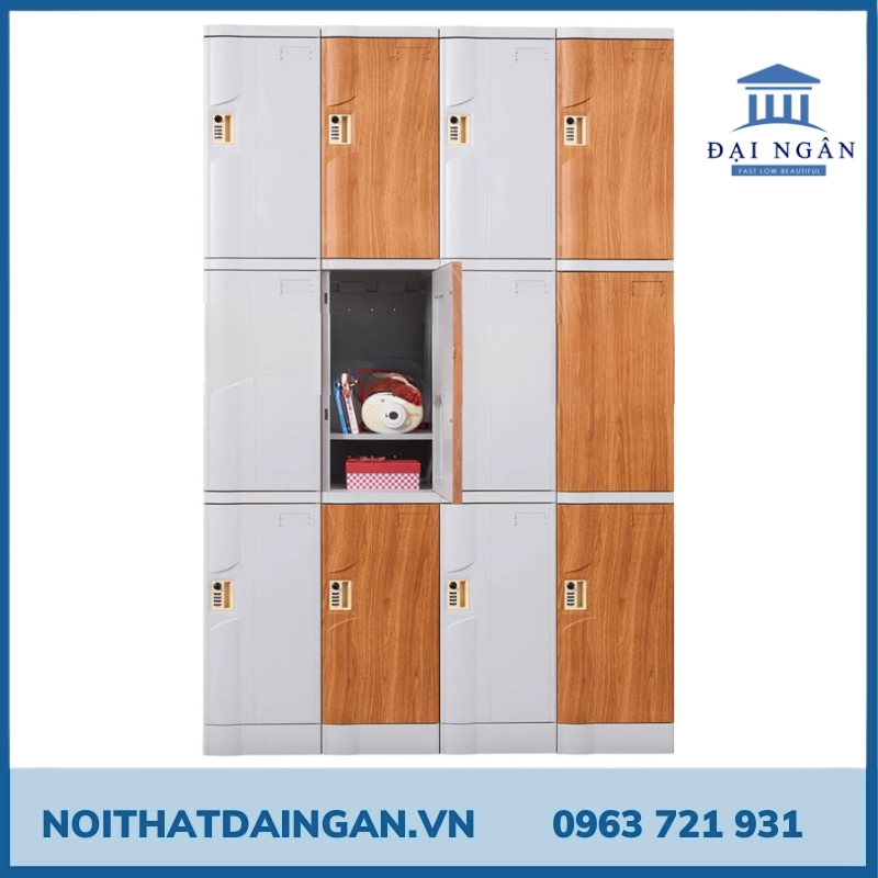 Tủ locker 12 ngăn giá rẻ - Tủ đồ cá nhân tối ưu, bền đẹp