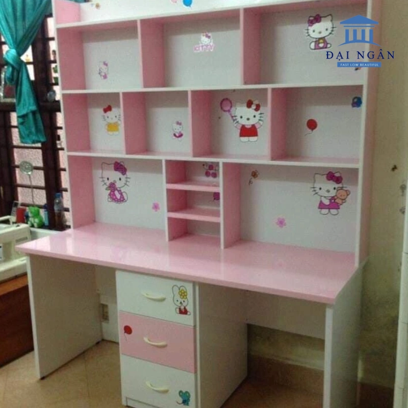 bàn học kitty cho bé bàn học kitty cho bé