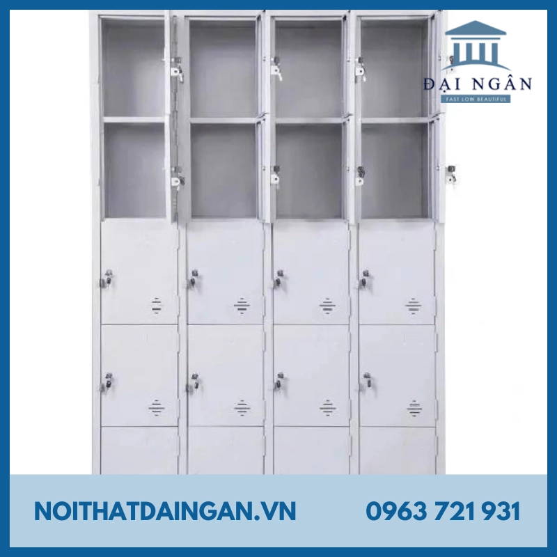 Gợi ý tủ sắt locker 20 ngăn đẹp nhất