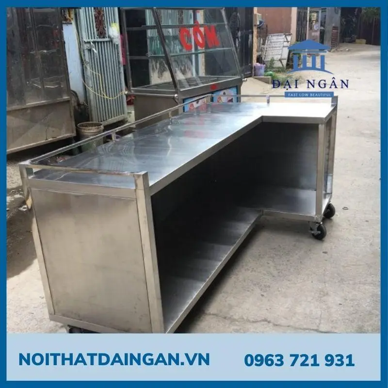 mẫu bàn bếp inox đẹp
