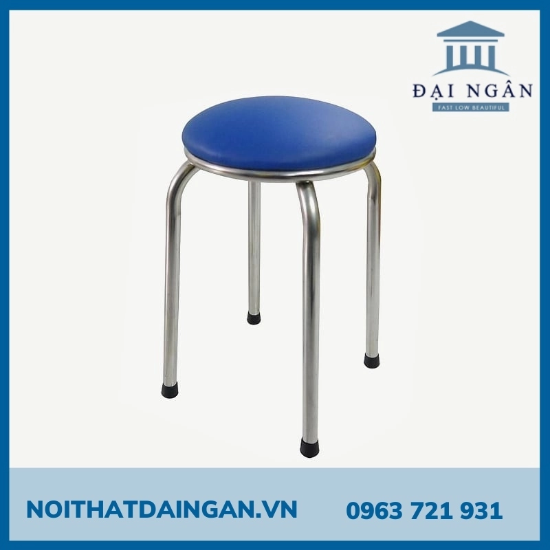 ghế inox tròn