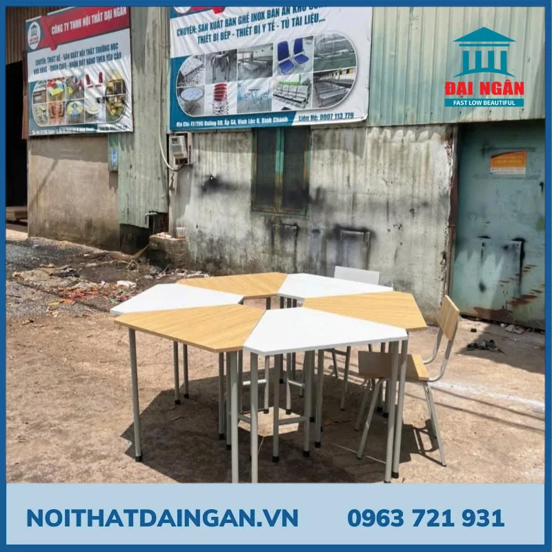 bàn ghép lục giác