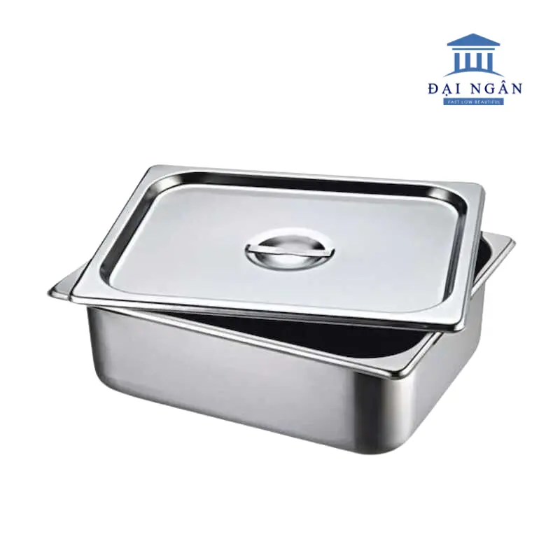 Khay đựng thạch trà sữa inox 304 GN 1/2