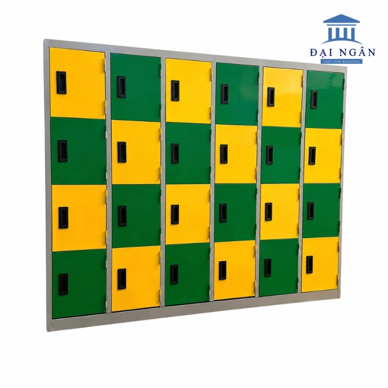 tủ locker sắt 24 ngăn đa sắc tủ locker sắt 24 ngăn đa sắc
