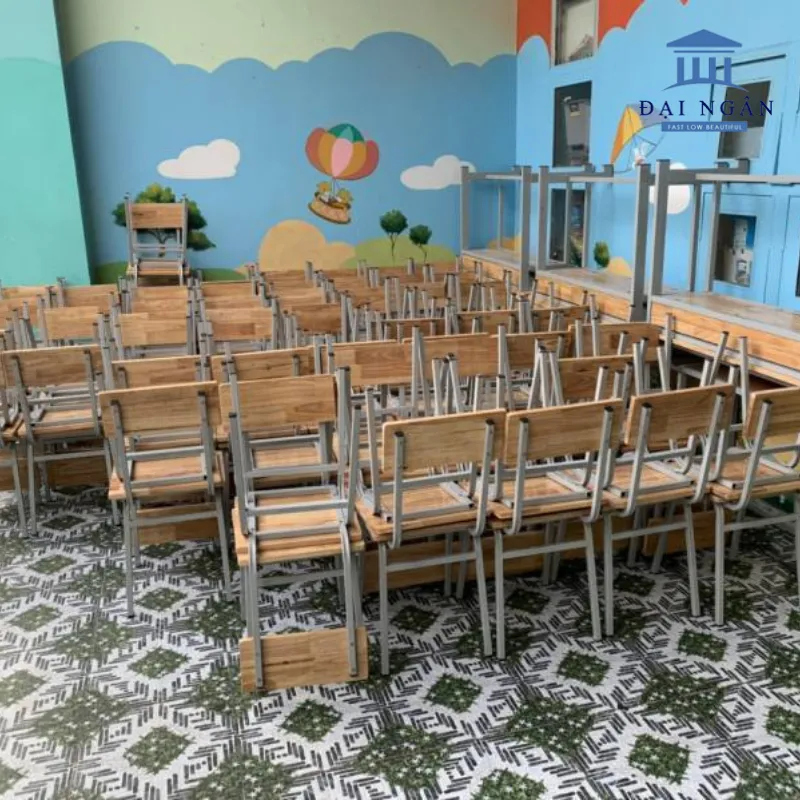 bộ bàn ghế học sinh điều chỉnh độ cao