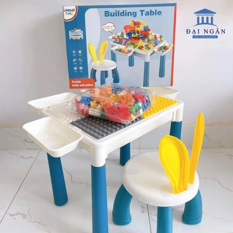 bộ bàn ghế lego cho bé