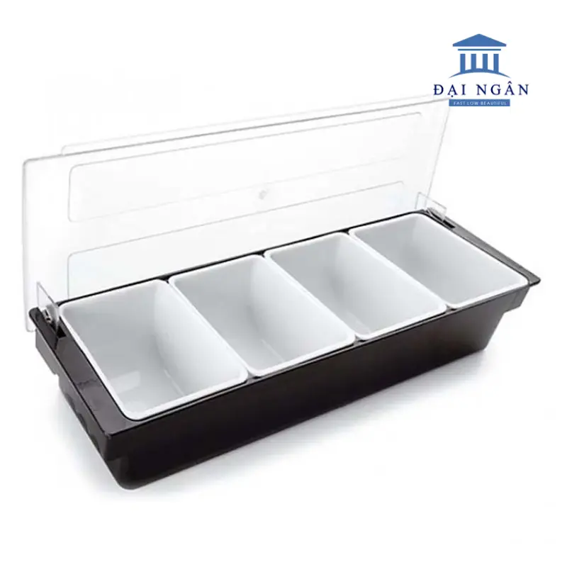 Hộp topping giữ nhiệt nhựa cao cấp