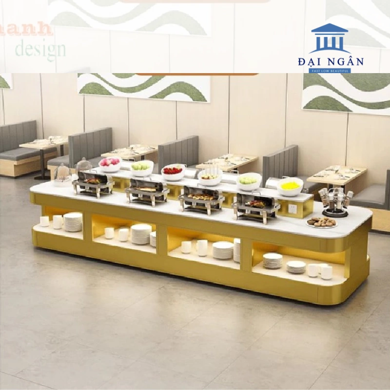 bàn buffet nhà hàng