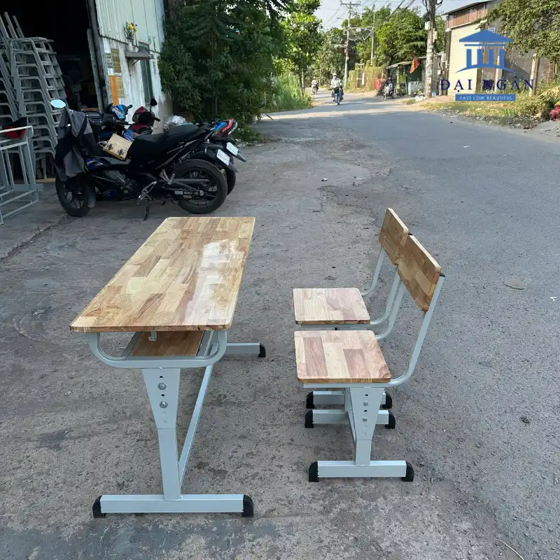 bộ bàn ghế học sinh điều chỉnh độ cao
