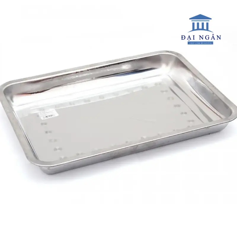 khay inox cạn