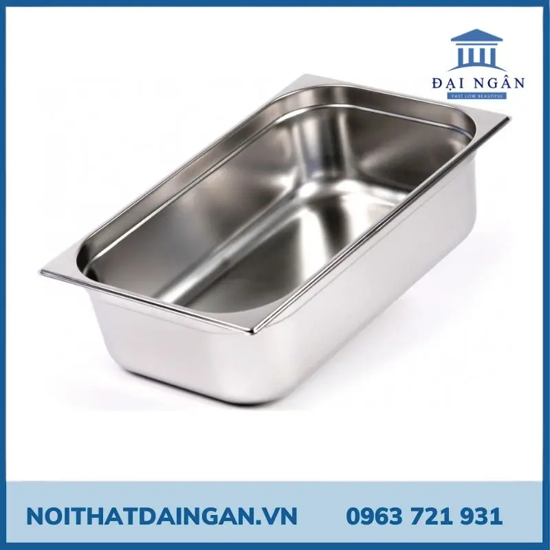 Khay buffet inox, khay đựng thức ăn buffet cho nhà hàng và quán ăn