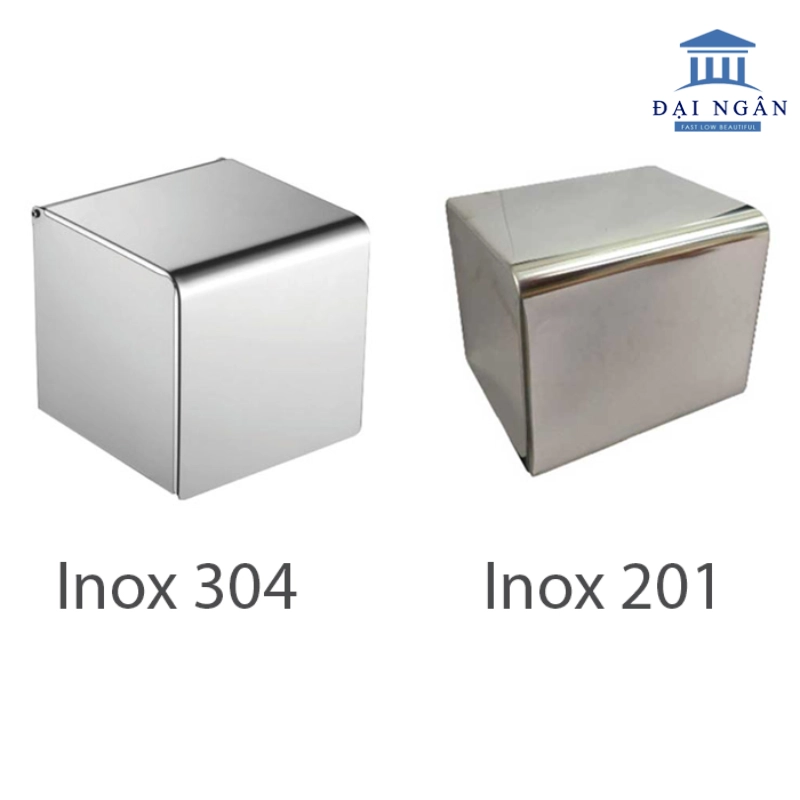 Chất liệu inox (Inox 201 và Inox 304)