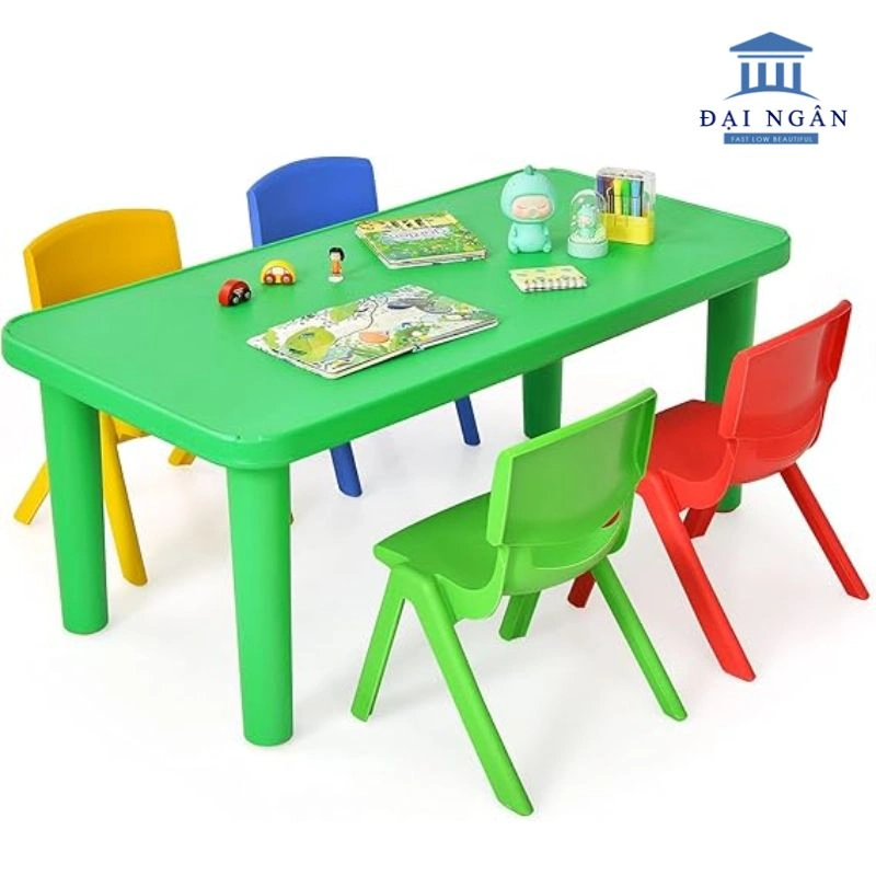 Kích thước tiêu chuẩn của bộ bàn ghế mầm non