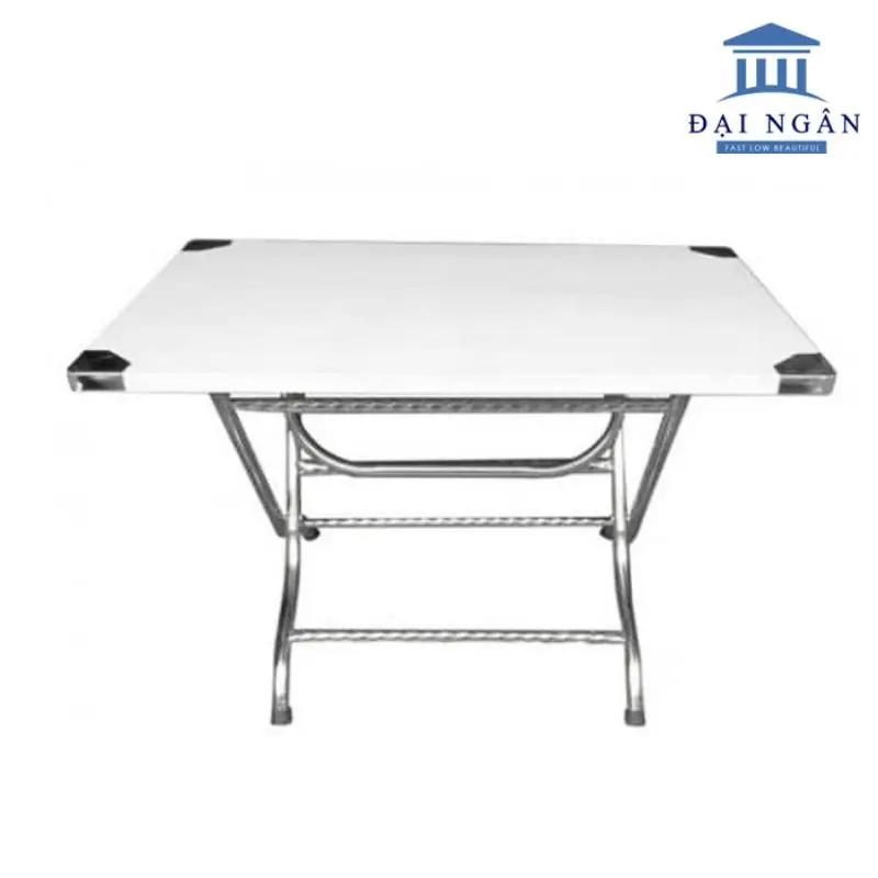 Bàn vuông 60x100cm inox 201