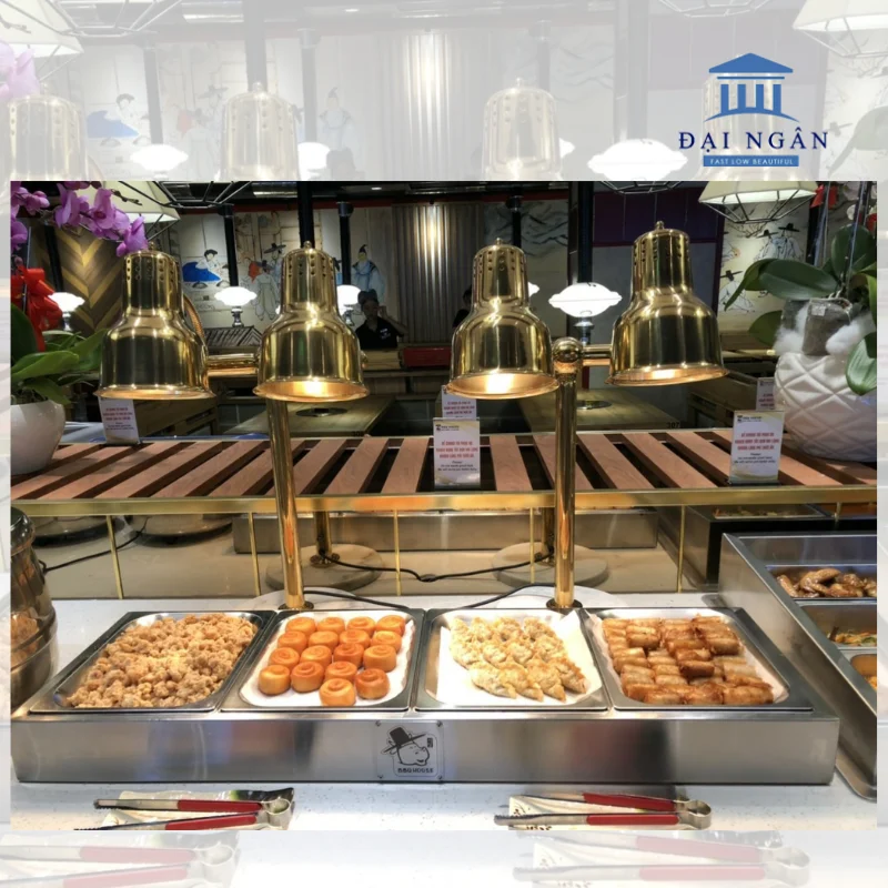 Bàn buffet inox đa năng
