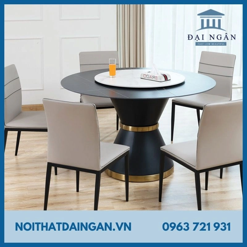 Bàn ăn thông minh tròn xoay nhập khẩu