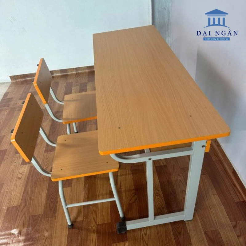 bàn học đôi gỗ công nghiệp