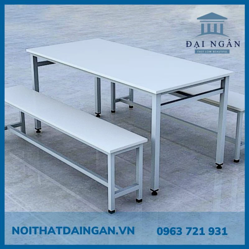 Bàn ăn công nghiệp cho căn tin hoặc bếp ăn tập thể