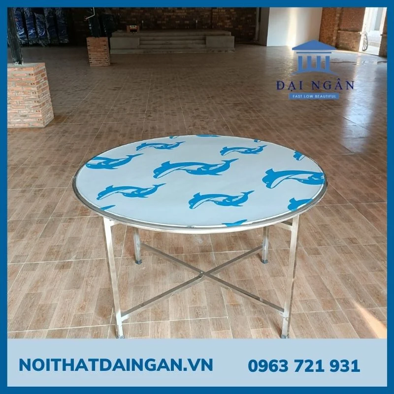 bàn inox tròn