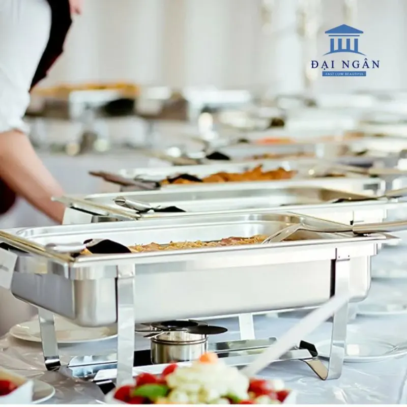 Cách setup bàn buffet nhà hàng chuyên nghiệp