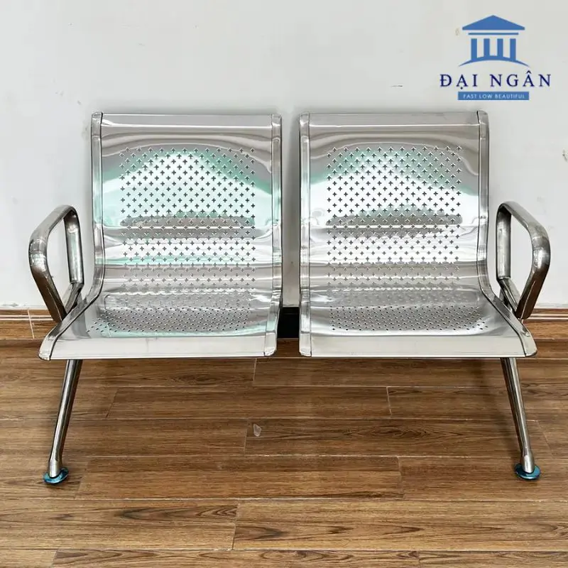Ghế băng chờ bằng inox 2 chỗ GCI 06
