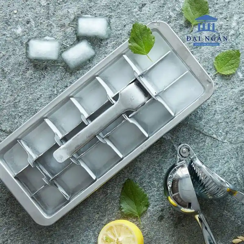 Khay làm đá bằng inox được ưa chuộng