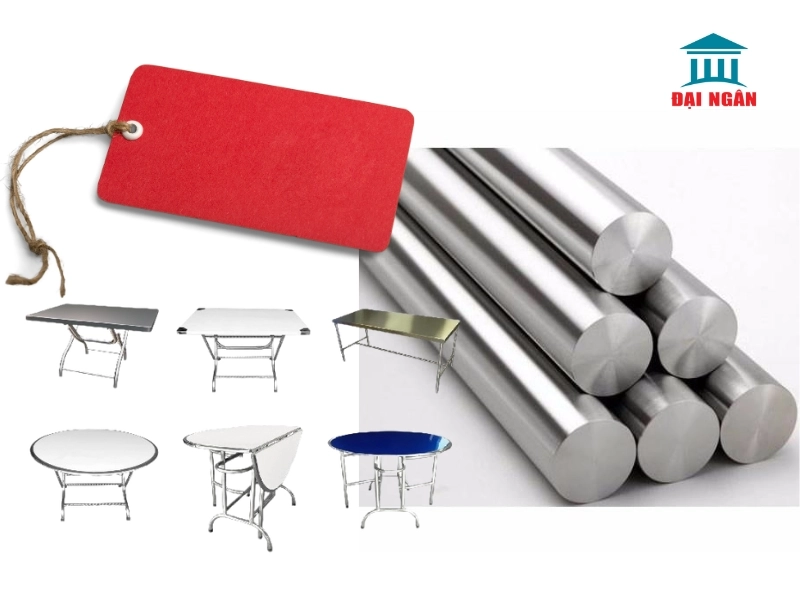 yếu tố ảnh hưởng tới giá bàn inox xếp