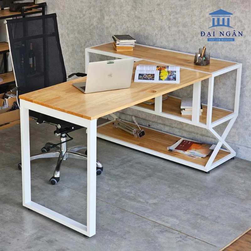 bàn học gỗ sồi