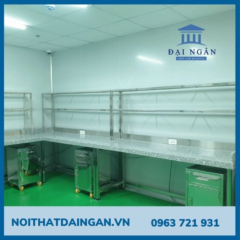 Bàn bếp inox công nghiệp