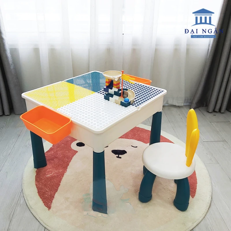 bộ bàn ghế lego cho bé