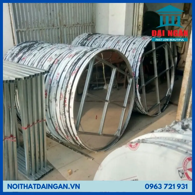 Mặt bàn tròn inox 430 1m2
