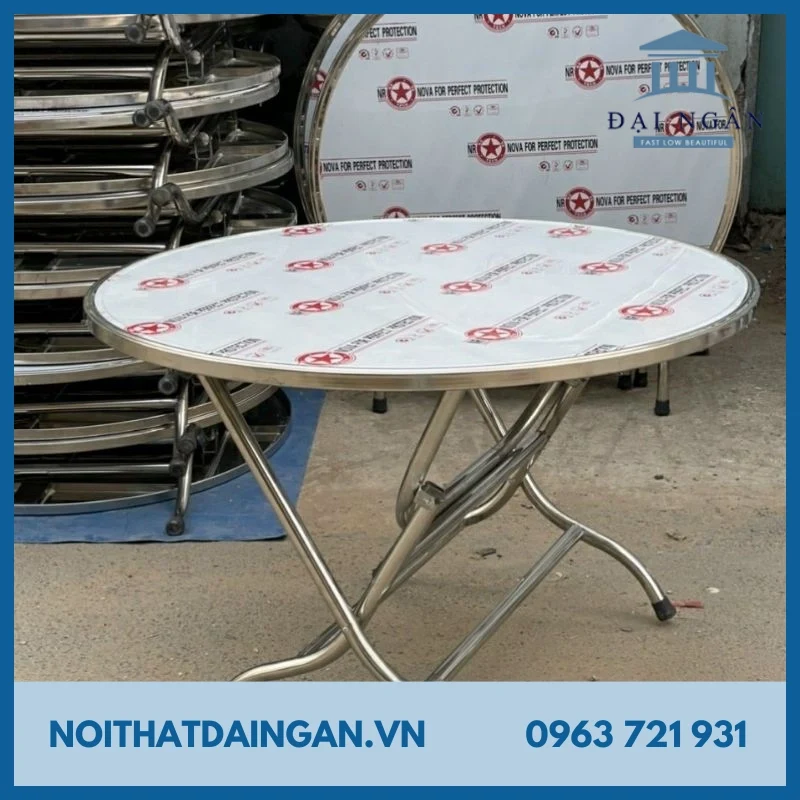 Bàn inox cao 1m (Mã: DN010)